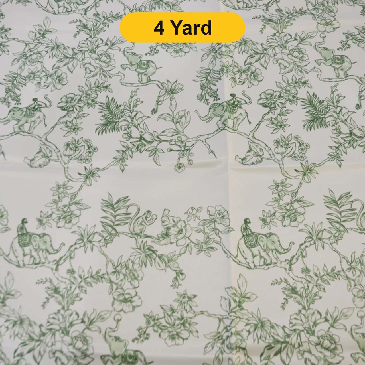 Ben Toile Satin Dull Fabric 58/60" Wide Premium French Design